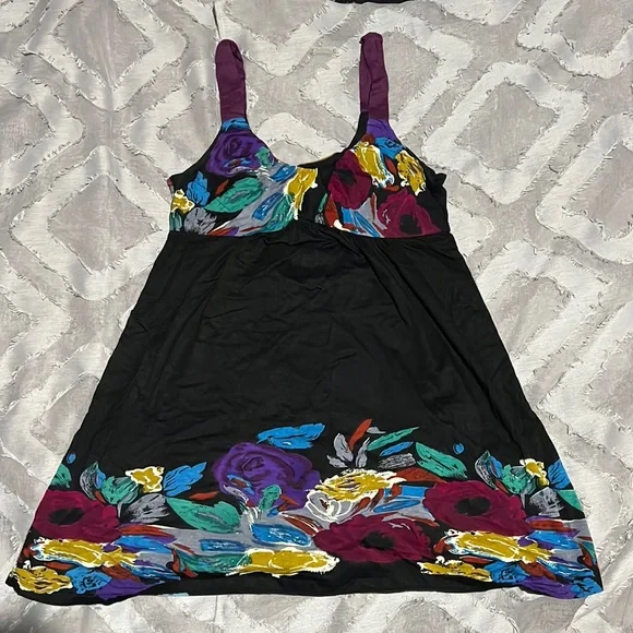 American Rag Dresses | Women's American Rag Cie Black And Floral Dress | Color: Black | Size: Xl | Letsmakeadyl's Closet